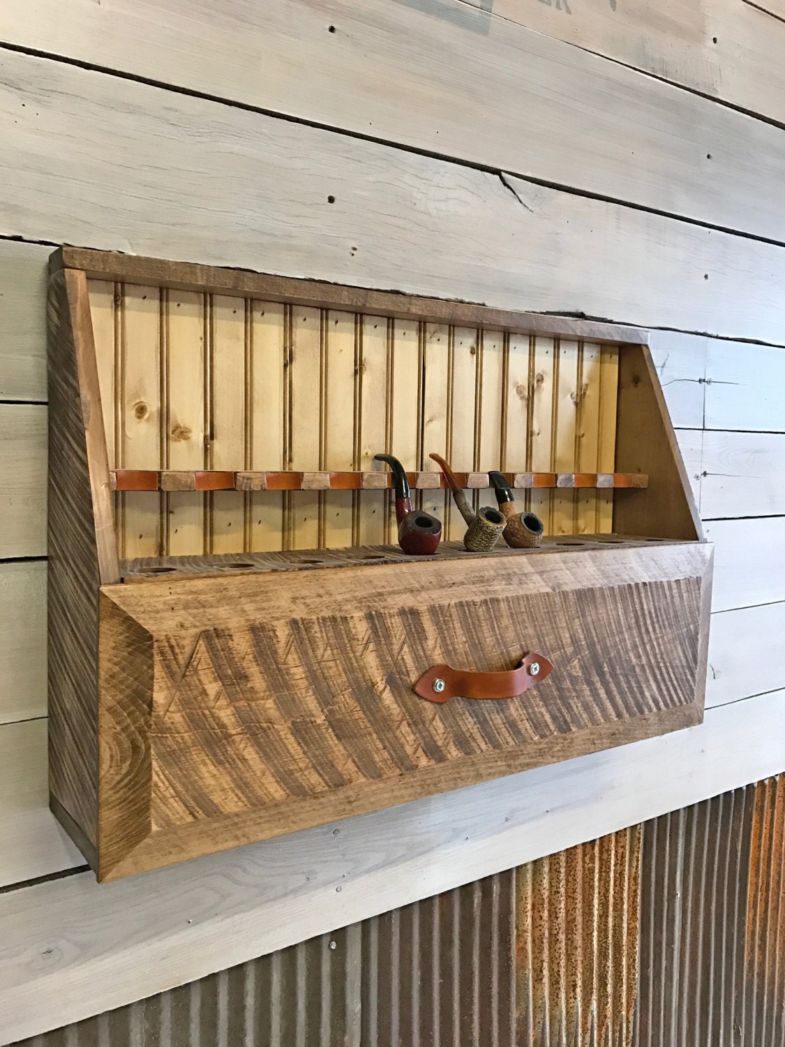 Diy Tobacco Pipe Stand / Tobacco Pipe Holder Wooden 5 Pipe Stand Rack