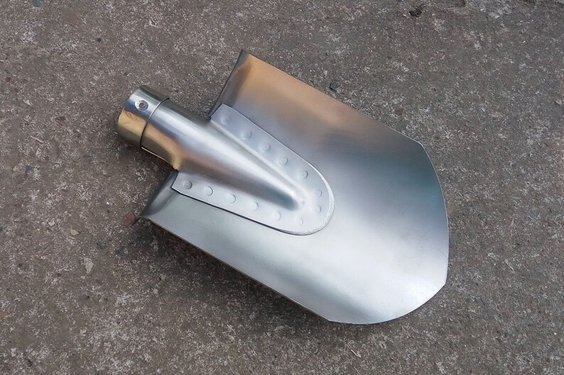 Titanium roundpointed shovel without handle Small size. Etsy