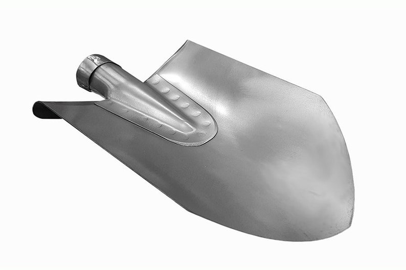 Titanium roundpointed shovel without handle medium size. Etsy