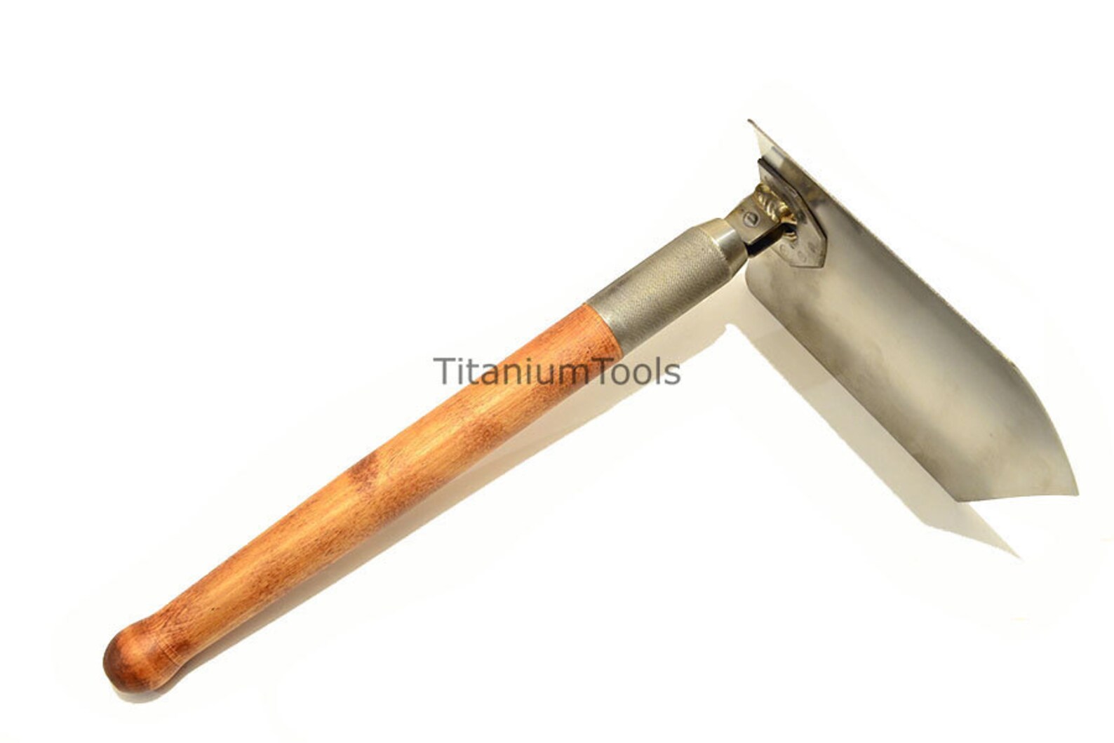Titanium folding universal shovel. Handmade Very sharp Case Etsy