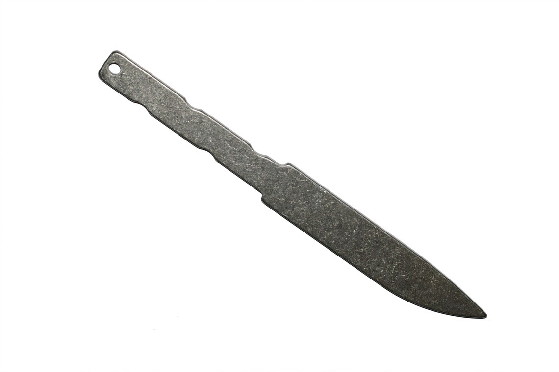 Titanium knife blank Form for the manufacture of a knife made Etsy