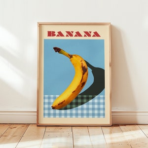 Retro banana Etsy