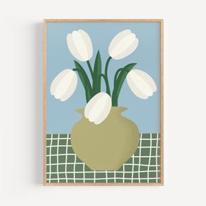 Arte de pared con flores, impresión de flores para pared, impresión de flores abstractas, arte de pared botánico, póster de flores, decoración de pared con flores