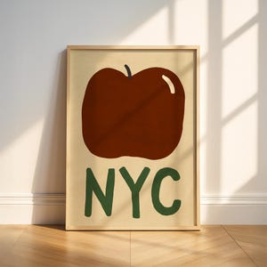 New York Wand, NYC Wandkunst, NYC Kunstdruck, NYC Wand-Dekor, New York Kunstdruck, The Big Apple Print, New York Poster