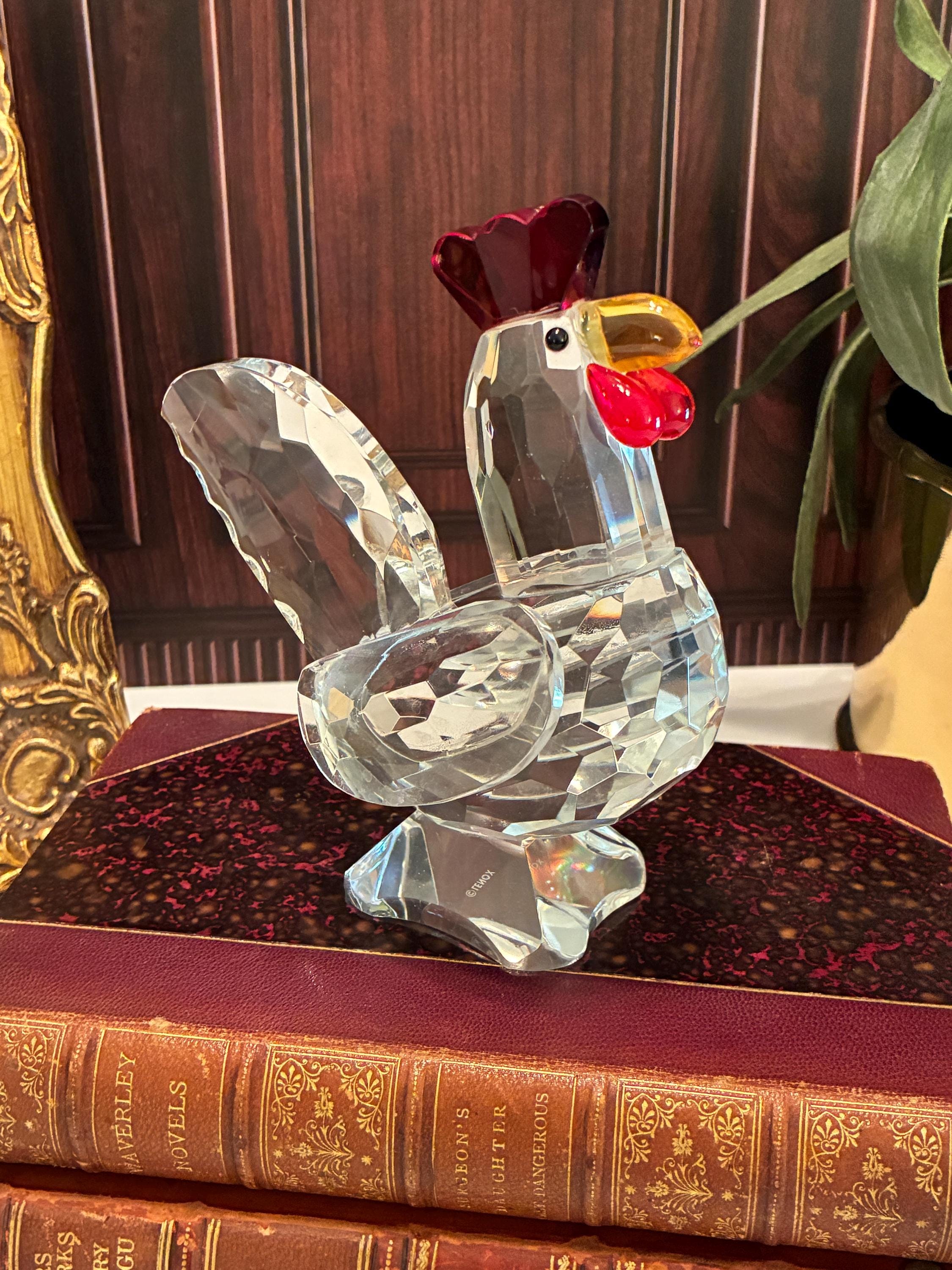 Lenox Glass Chicken - Etsy