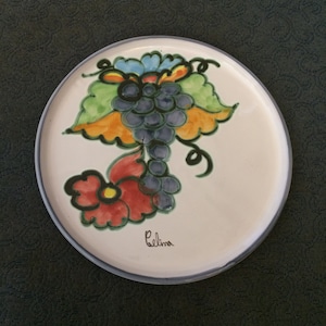 Portuguese Ceramic Plate: HiMark Celina Kitchen Serving Tray, Wall Art