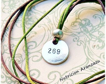 269 Life 269 Calf Awareness Vegan Necklace, 269 life, 269 Pendant, 269 Necklace, Vegan Cow, Animal Rights, 269 jewelry, Animal liberation