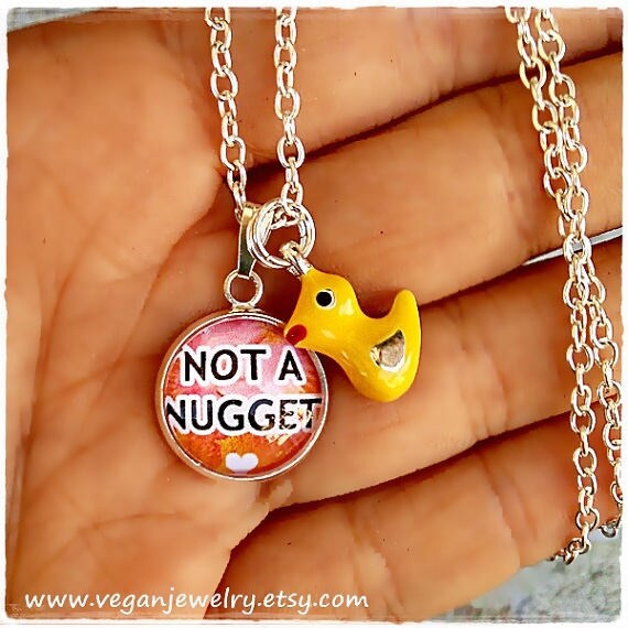 bijoux Végétarien Cadeau Végétarien Collier Végétalien Vegan Collier végétalien Charme