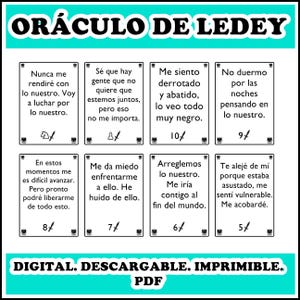 Oraculo de Ledey Tarot Hechizo Felino digital descargable imprimible pdf