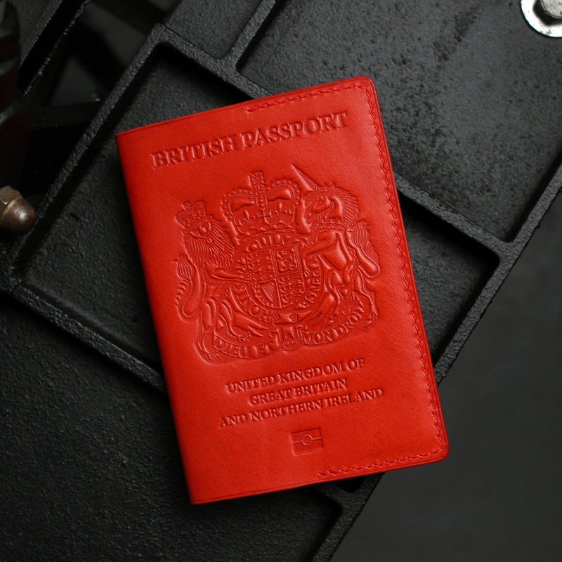 Union jack passport cover etsy uk
