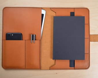 Leather iPad Case | iPad Pro case / Monogrammed notebook / iPad Pro 10 5 Sleeve / iPad Air Organizer / Personalized iPad Mini case / Journal