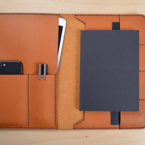 Ipad Leather Folio Sleeve Case Ipad Pro 10.5 11 12.9 Mini Etsy