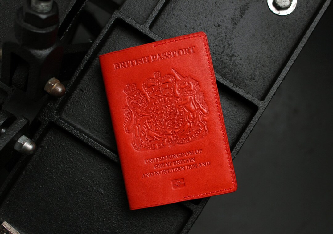 British Passport Cover UK Passport Holder Great Britain Passport Case ...