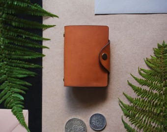 Support 24 pochettes pour cartes | Gravé personnalisé / Slim porte-cartes / portefeuille homme / personnalisé portefeuille / bussines porte-cartes en cuir