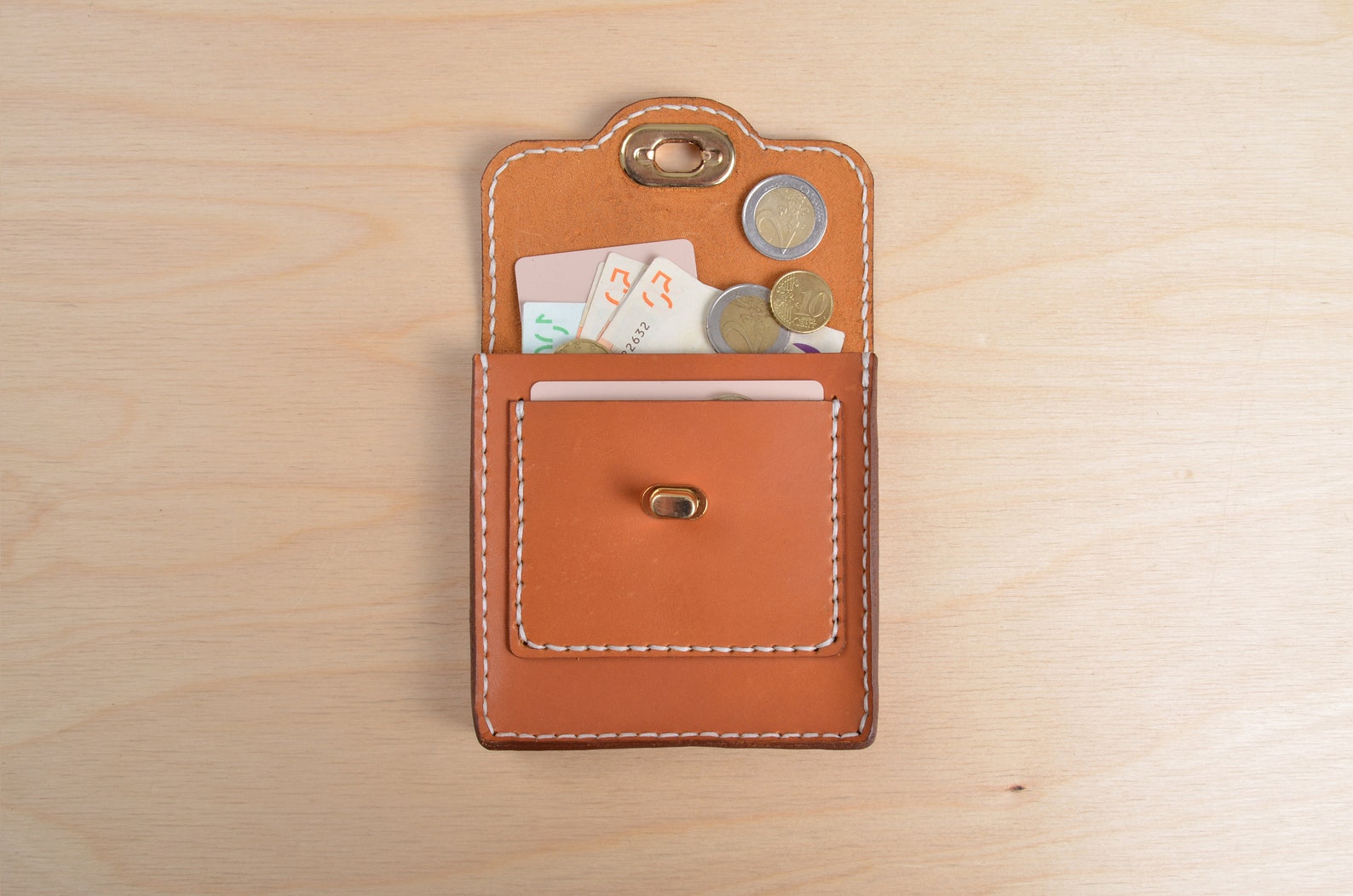 Leather Women's Wallet for Money and Coins Personalized Etsy