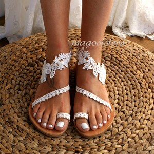 flat heel sandals for wedding