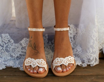 beach wedding sandals for bridesmaids