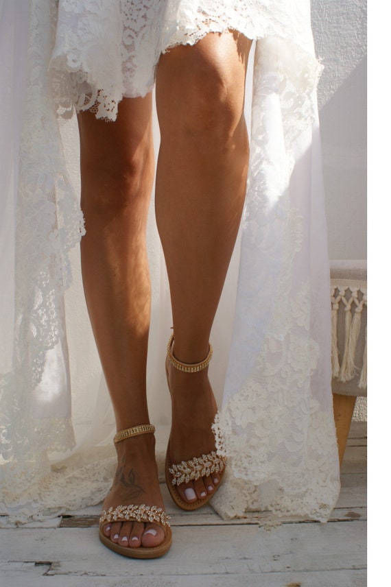 Sandalias de boda / sandalias de novia / sandalias de / - Etsy España