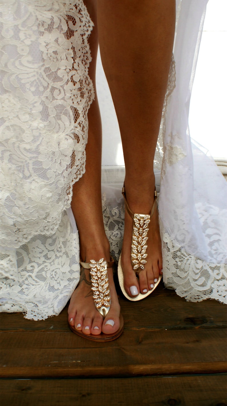 Wedding Sandals Bridal Sandals Leather Sandals Etsy
