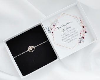 Kommunionsgeschenk Mädchen, Personalisiertes Geschenk Kommunion Mädchen, Armband