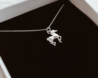 Pferde Geschenk für Mädchen, Halskette Pferd, Kette 925 Silber, Tochter Geschenk