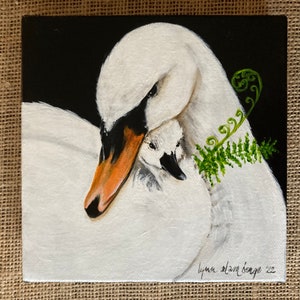 Willow and Her Cygnet