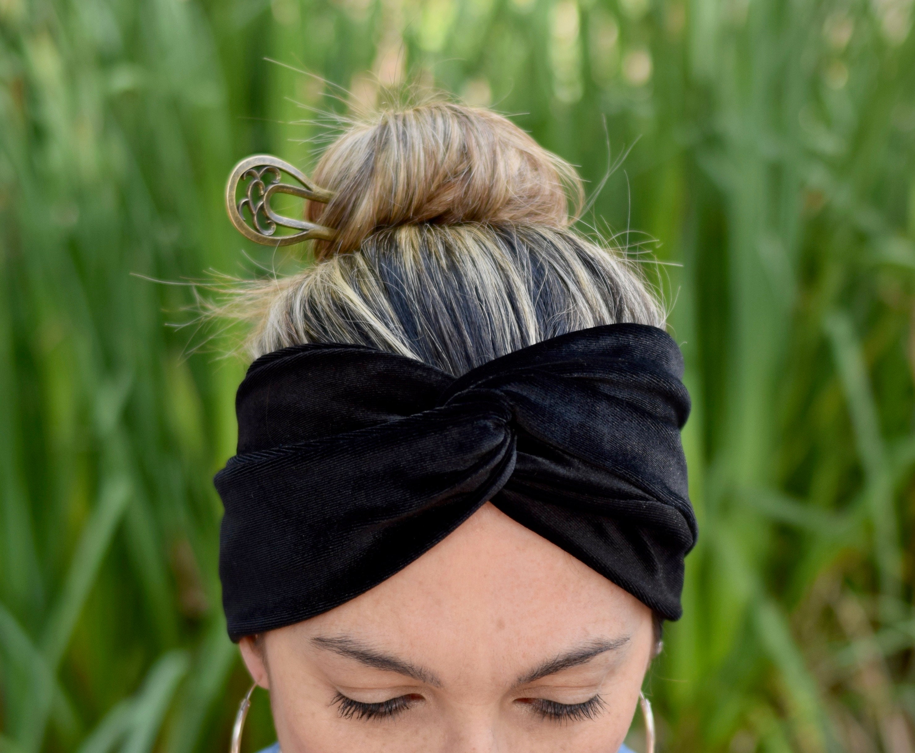 Bandeau Noir - Etsy