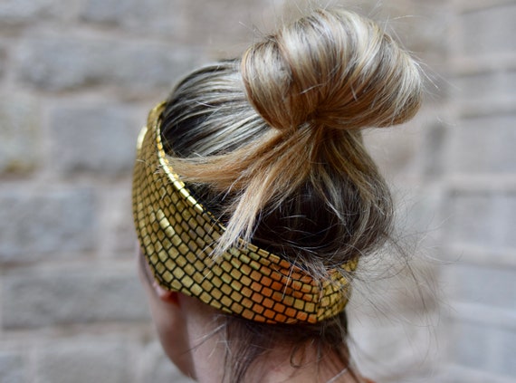 Hub januari Rijden Gouden tulband hoofdbanden voor vrouwen Egyptische hoofddoek - Etsy  Nederland