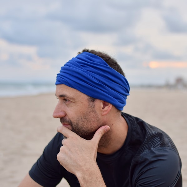 Mens Wide Headband Etsy