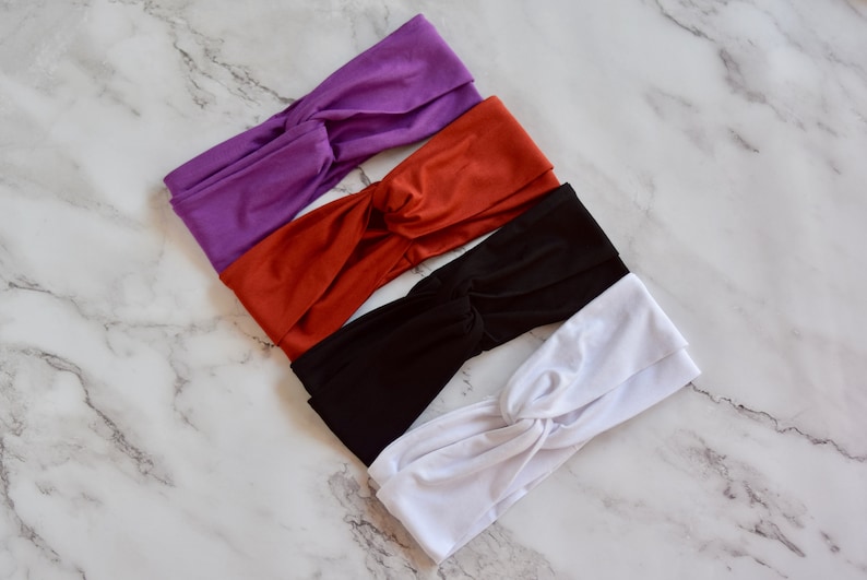 Turban Headbands For Women Boho Head Scarf Wide Hair Etsy