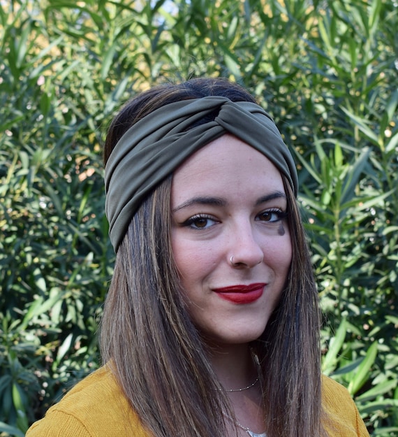 Diadema estilo turbante para mujer de pelo - Etsy España