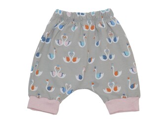 Baby Girl Shorts, Baby Girl Clothes, Baby Girl Bloomers, Swans Toddler Shorties, Hipster Baby Clothes