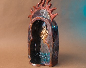 Ceramic shrine “Sun Worshipper”