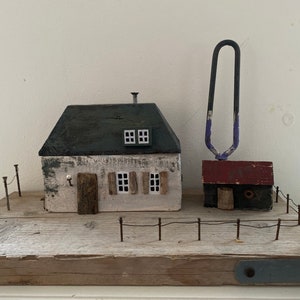 Wooden house, handmade house