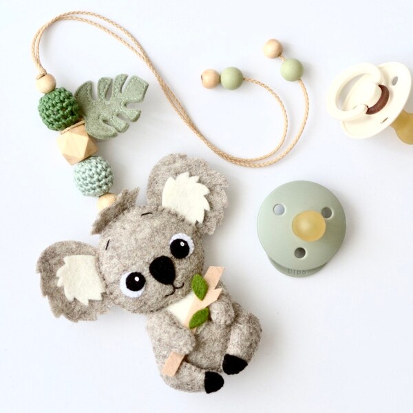 Maxi Cosi for baby, Pendant "Koala", 100 % wool felt