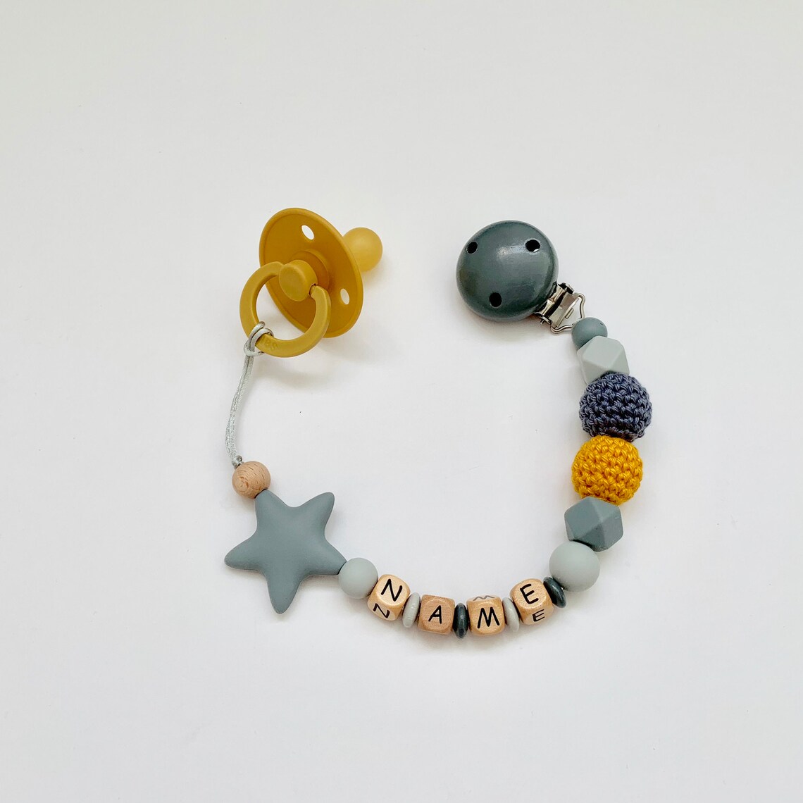 Pacifier holderPram ChainTeething ring Set Etsy