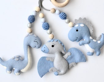 Vilt speelspeelgoed set, kinderdagverblijf accessoire, baby shower cadeau idee, hangend vilt speelgoed