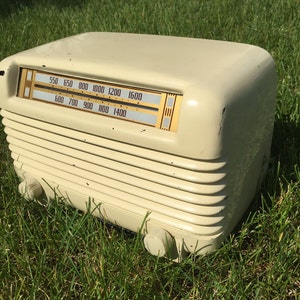 Antik Philco radio från 1940-talet