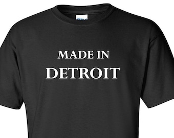 Made In Detroit T-Shirt: Motown Michigan Unisex Tee