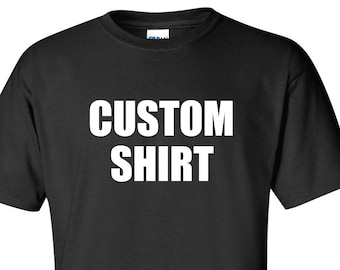 Custom Text T-Shirt: Personalized Cotton Soft Unisex Tee Shirt