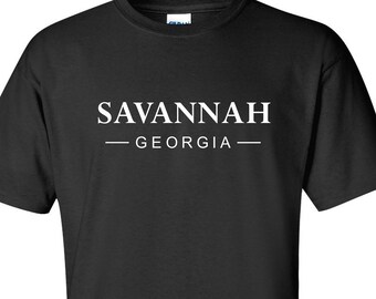 Savannah Georgia T-Shirt: Hometown Souvenir Tee