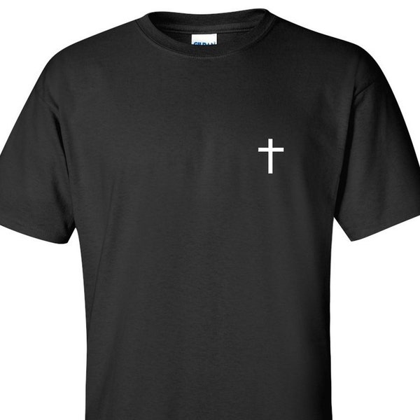 Christian Cross T-Shirt Jesus Christian Church Christianity Faith Shirt Short Sleeve Unisex Tee Shirt