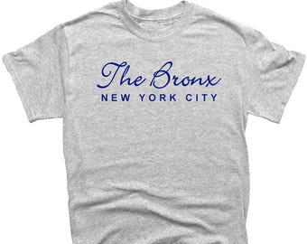 The Bronx T-Shirt: New York City Script, unisex Tee Shirt