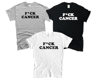 F*ck Cancer T-Shirt: Unisex Cotton Tee for Cancer Survivors