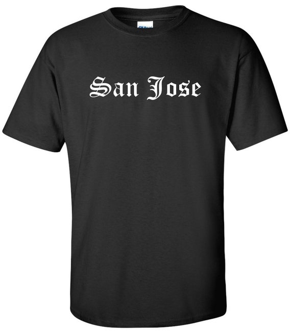 San Jose T-Shirt California Cali San 