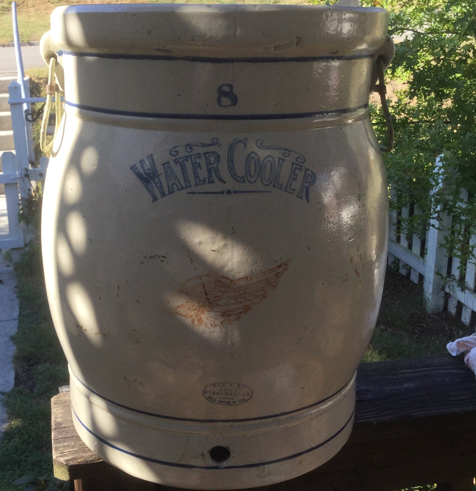 Rare 8 Gallon Red Wing Water Cooler Etsy