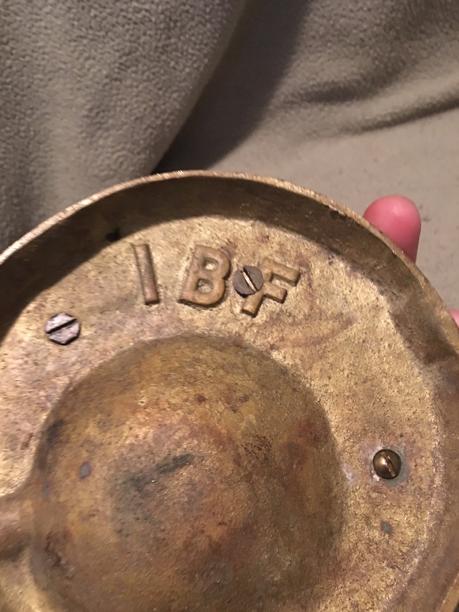 Solid bronze antique ashtray Etsy