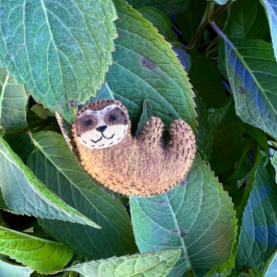 Sloth brooch outlet