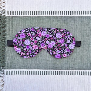 Pink Rose Sleep mask Women Travel Eye Mask, cotton Sleeping Mask, Night relaxation Mask