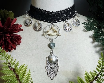 Stainless Steel Vertebrae Cross Necklace - Gothic Bone Jewelry - Etsy